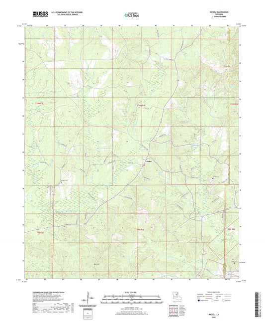 Nickel Louisiana US Topo Map Image