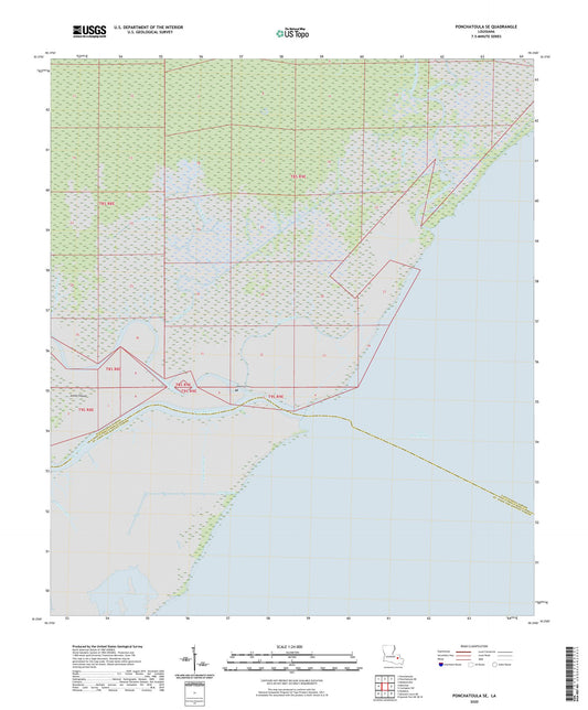 Ponchatoula SE Louisiana US Topo Map Image