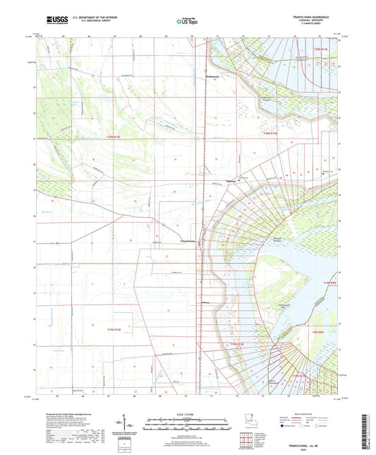 Transylvania Louisiana US Topo Map Image