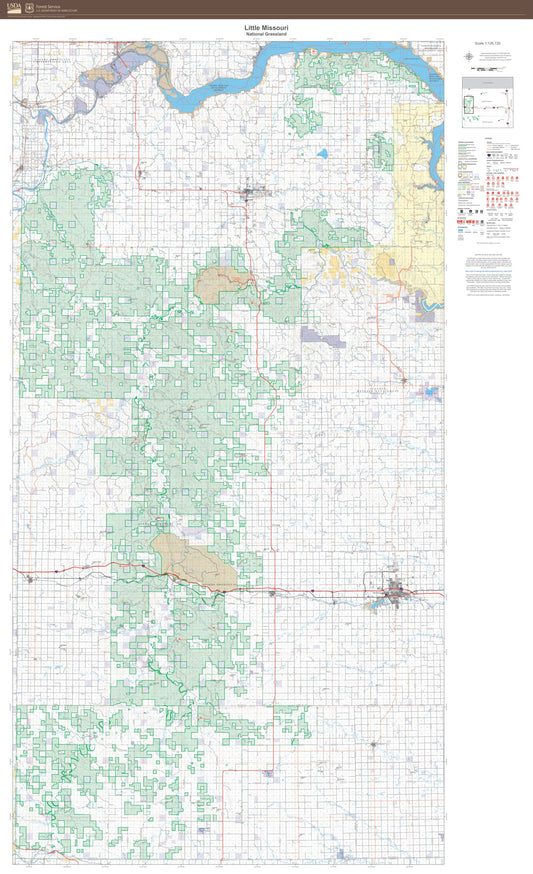 Little Missouri National Grassland Map