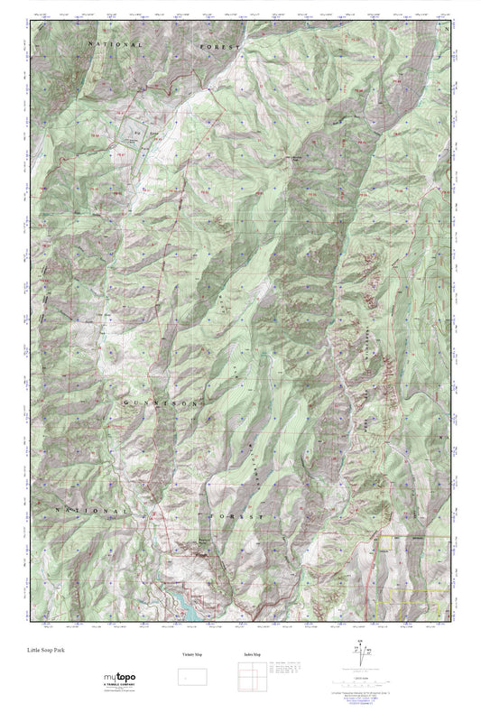 Little Soap Park MyTopo Explorer Series Map Image