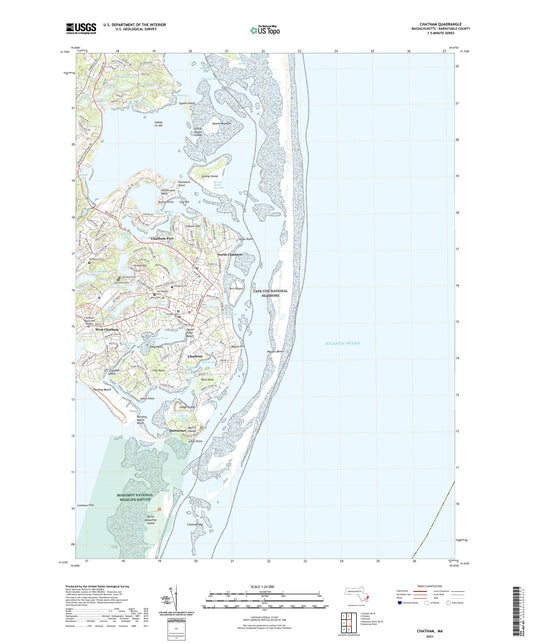 Chatham Massachusetts US Topo Map Image