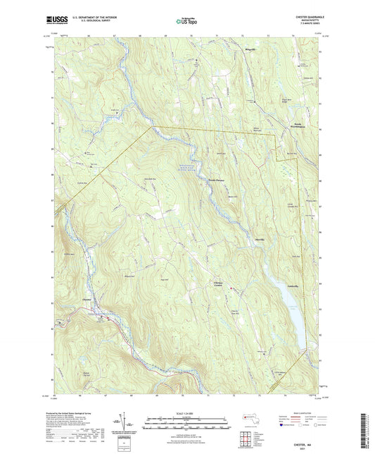 Chester Massachusetts US Topo Map Image