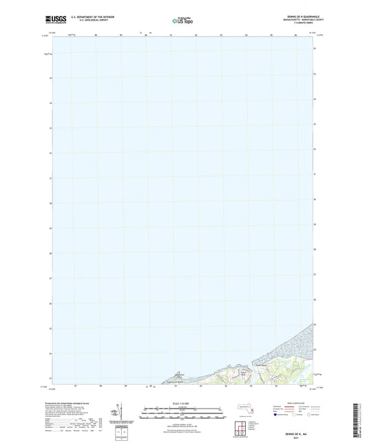 Dennis OE N Massachusetts US Topo Map Image