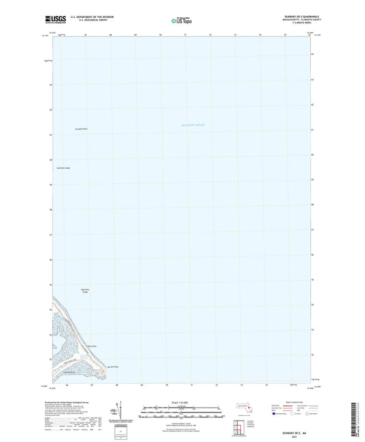 Duxbury OE E Massachusetts US Topo Map Image