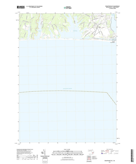 Edgartown OE S Massachusetts US Topo Map Image