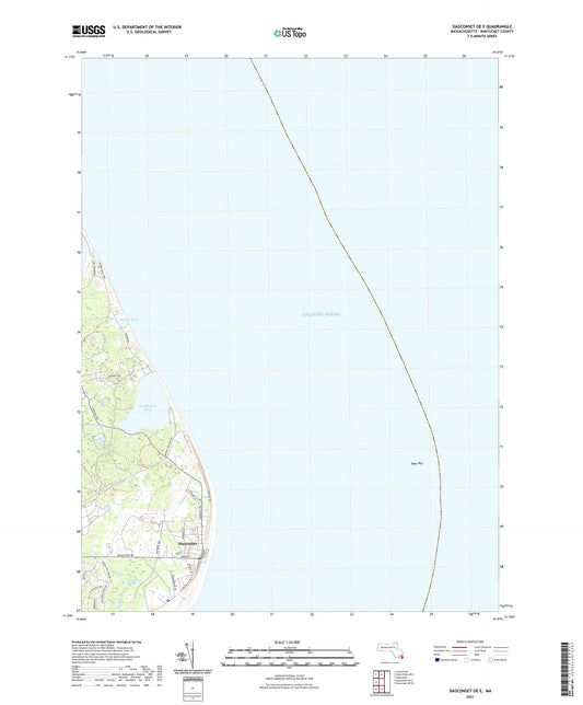 Siasconset OE E Massachusetts US Topo Map Image