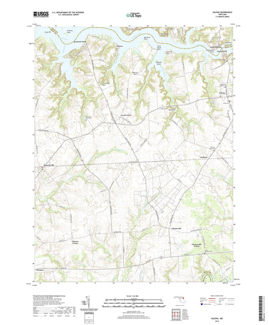 Galena Maryland US Topo Map Image
