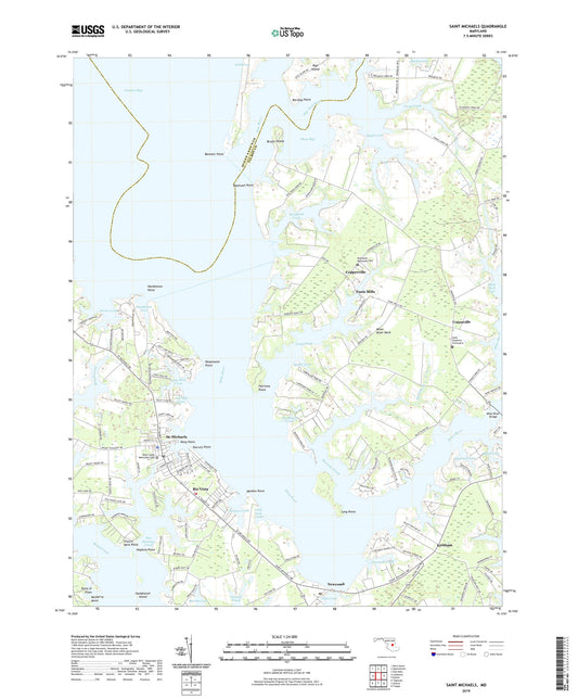 Saint Michaels Maryland US Topo Map Image