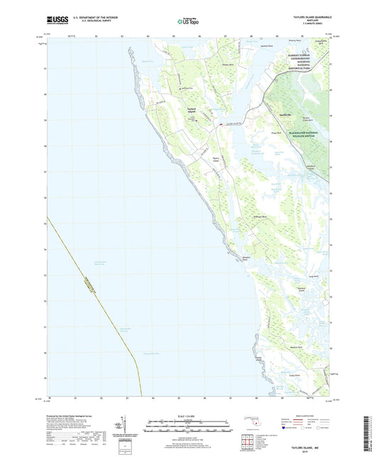 Taylors Island Maryland US Topo Map Image