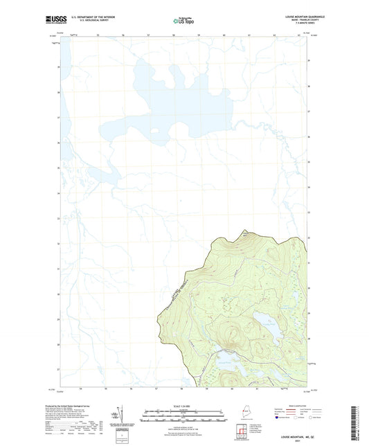 Louise Mountain Maine US Topo Map Image