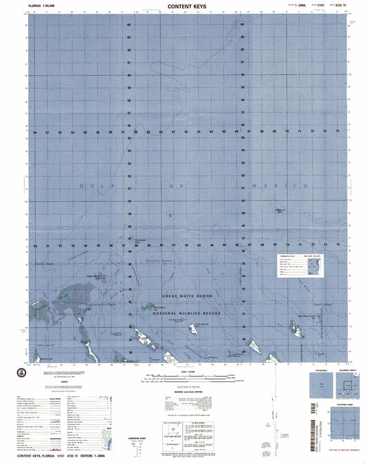 Content Keys Florida Military 1:50,000 Map