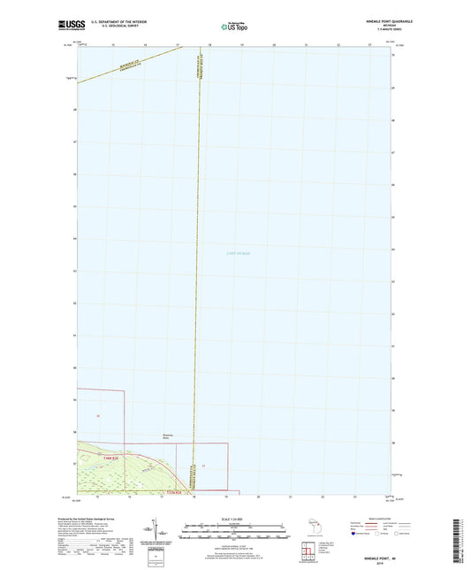Ninemile Point Michigan US Topo Map Image