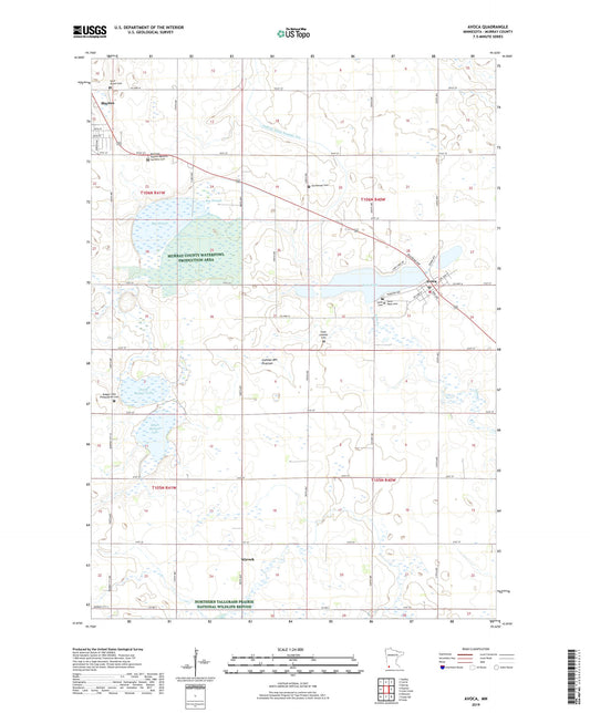 Avoca Minnesota US Topo Map Image
