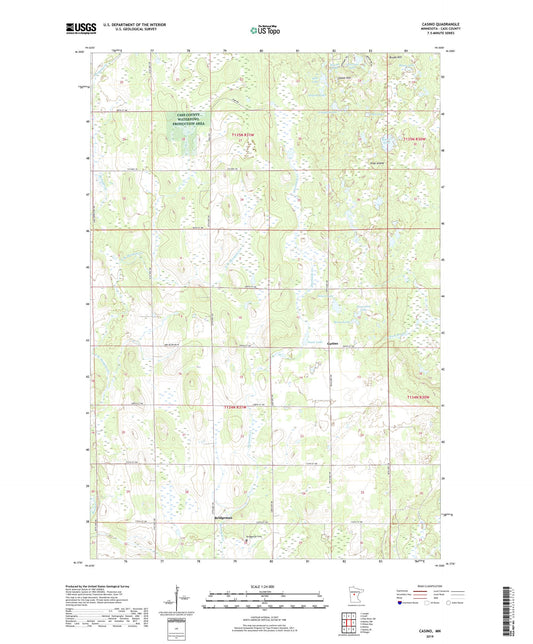 Casino Minnesota US Topo Map Image