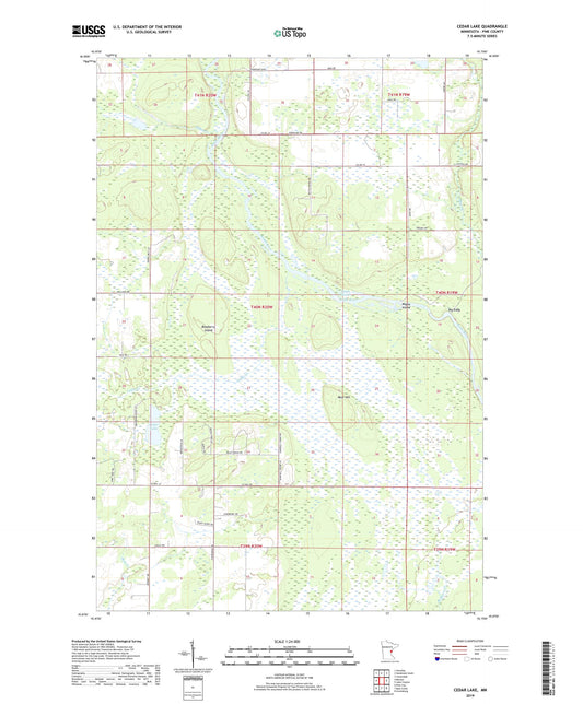 Cedar Lake Minnesota US Topo Map Image