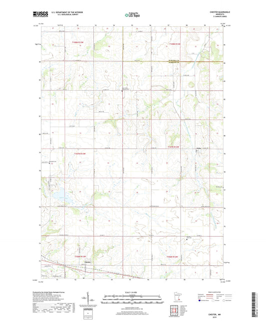 Chester Minnesota US Topo Map Image