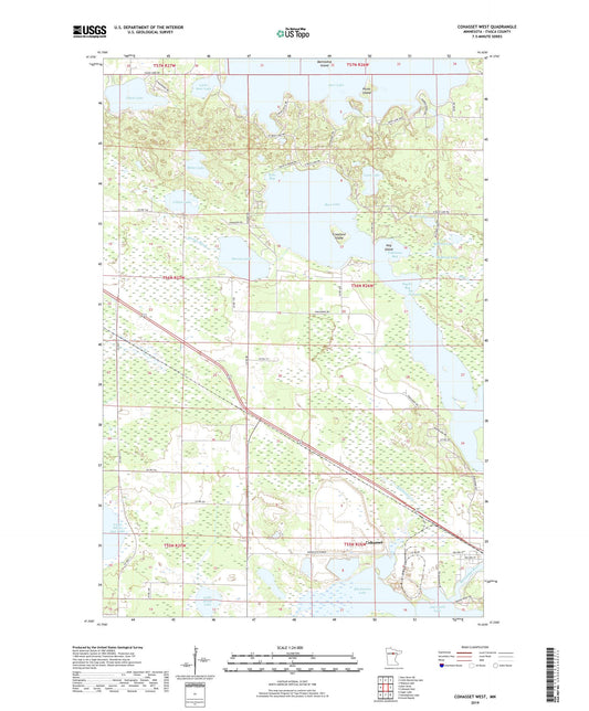 Cohasset West Minnesota US Topo Map Image