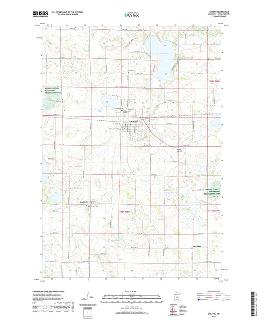 Cokato Minnesota US Topo Map Image