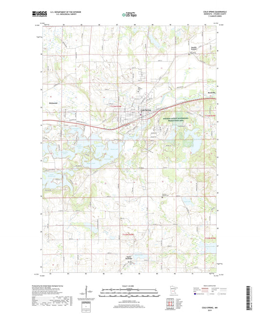 Cold Spring Minnesota US Topo Map Image
