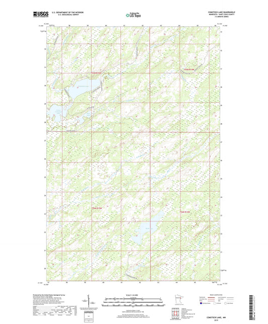 Comstock Lake Minnesota US Topo Map Image