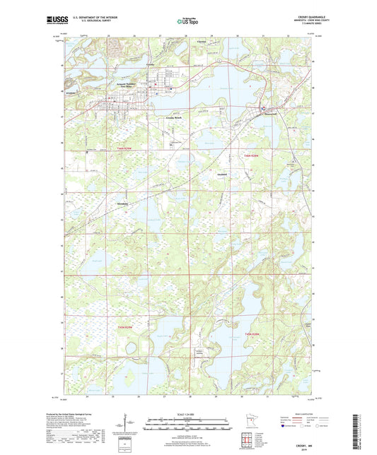 Crosby Minnesota US Topo Map Image