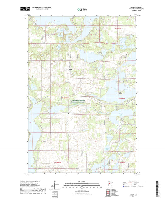 Dorset Minnesota US Topo Map Image