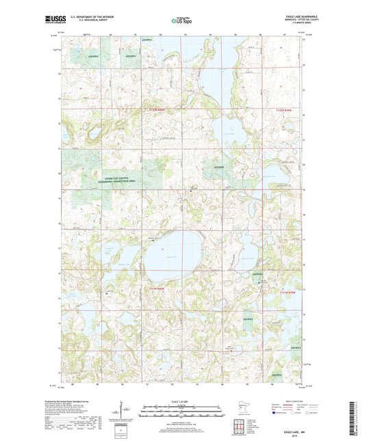 Eagle Lake Minnesota US Topo Map Image