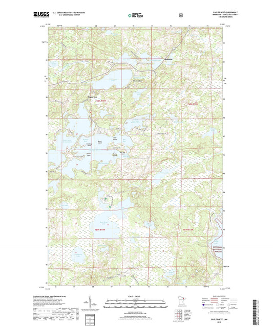 Eagles Nest Minnesota US Topo Map Image