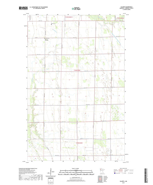 Ellerth Minnesota US Topo Map Image