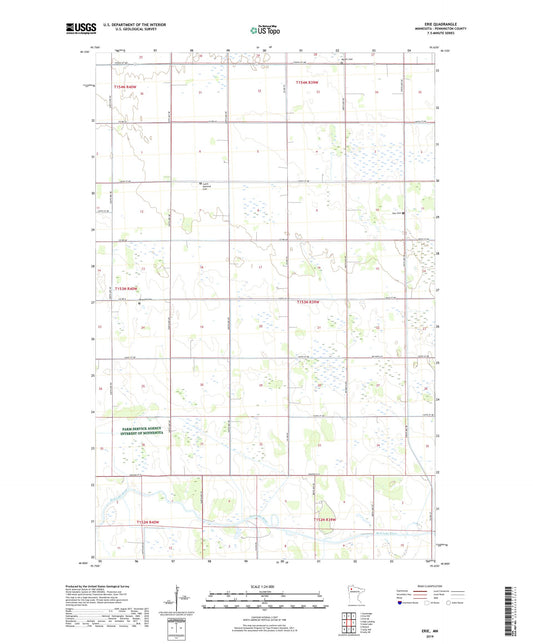 Erie Minnesota US Topo Map Image