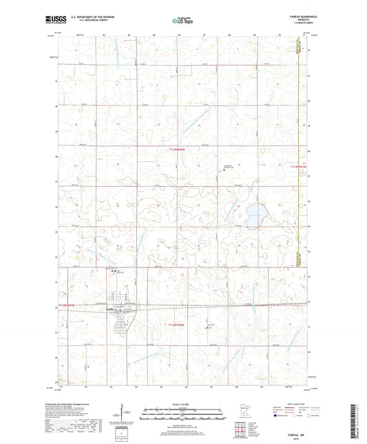 Fairfax Minnesota US Topo Map Image