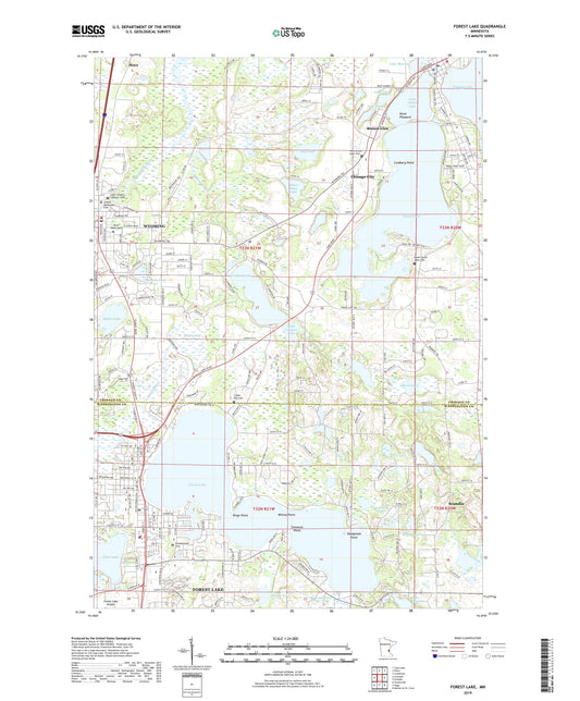 Forest Lake Minnesota US Topo Map Image