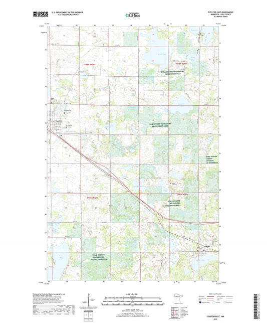 Fosston East Minnesota US Topo Map Image