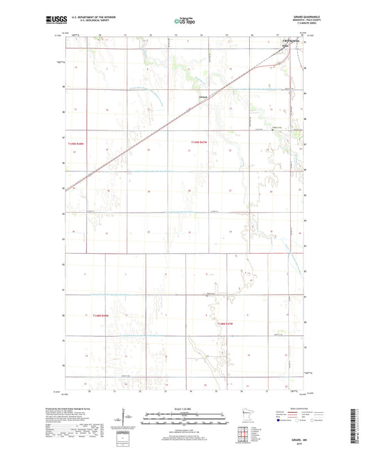 Girard Minnesota US Topo Map Image