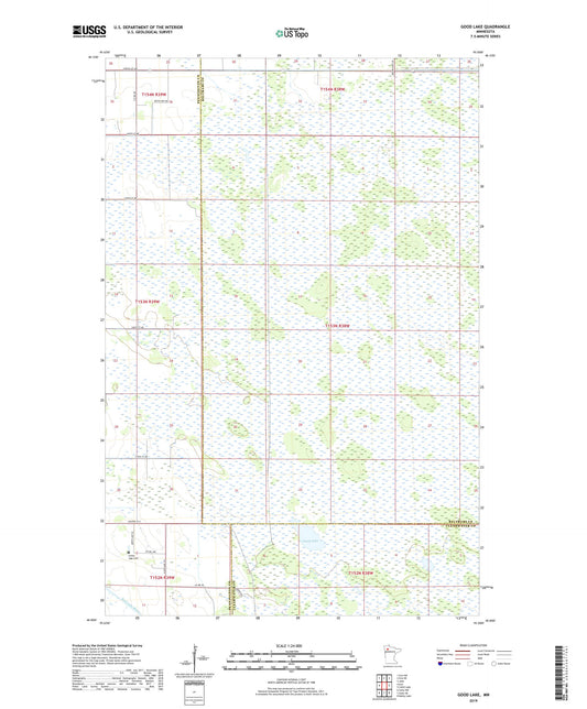 Good Lake Minnesota US Topo Map Image
