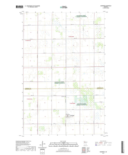 Goodridge Minnesota US Topo Map Image