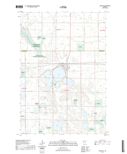Graceville Minnesota US Topo Map Image