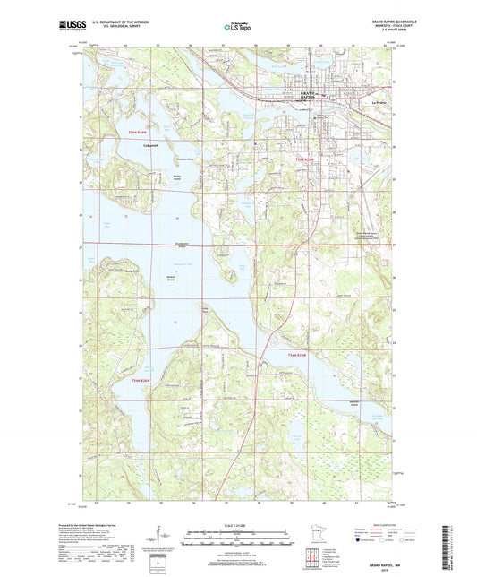 Grand Rapids Minnesota US Topo Map Image