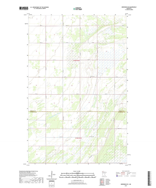 Greenbush SE Minnesota US Topo Map Image