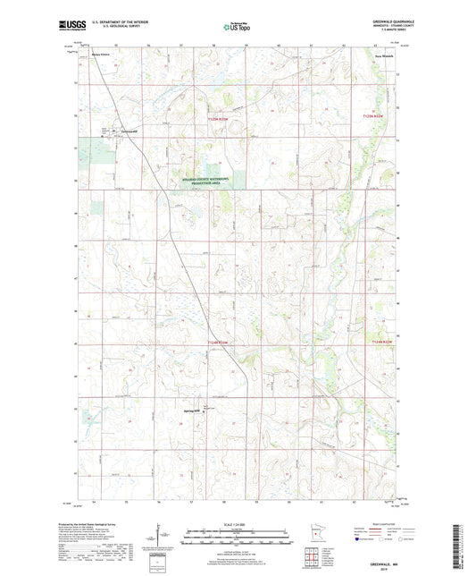 Greenwald Minnesota US Topo Map Image