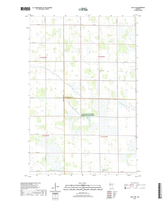 Gully NW Minnesota US Topo Map Image