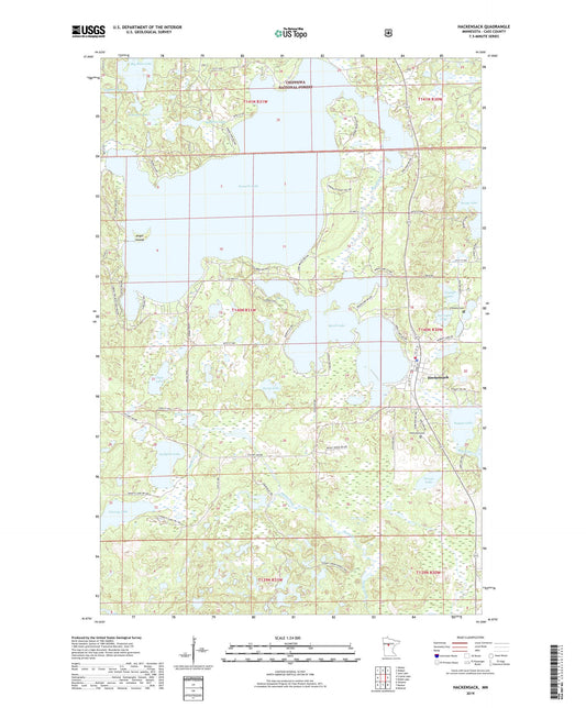 Hackensack Minnesota US Topo Map Image