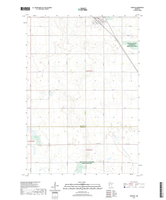 Hancock Minnesota US Topo Map Image