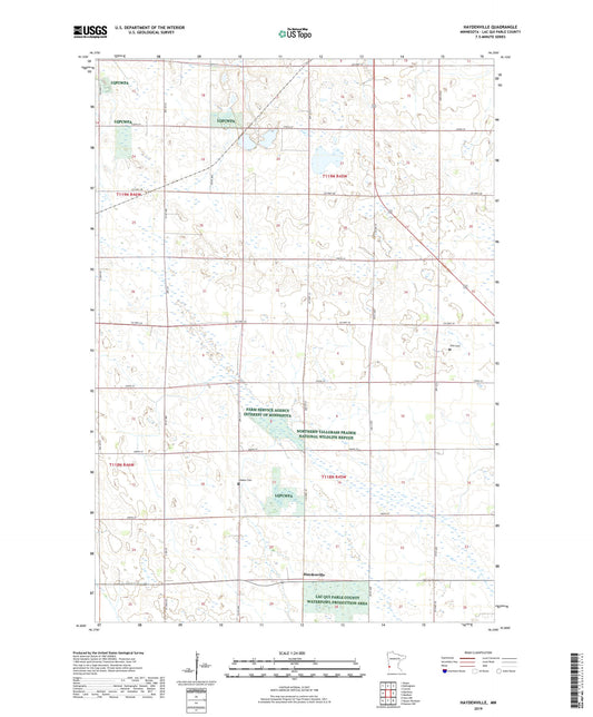 Haydenville Minnesota US Topo Map Image