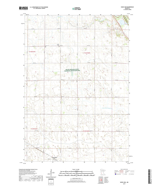 Hazel Run Minnesota US Topo Map Image