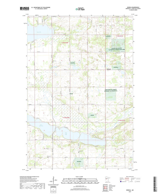 Heinola Minnesota US Topo Map Image