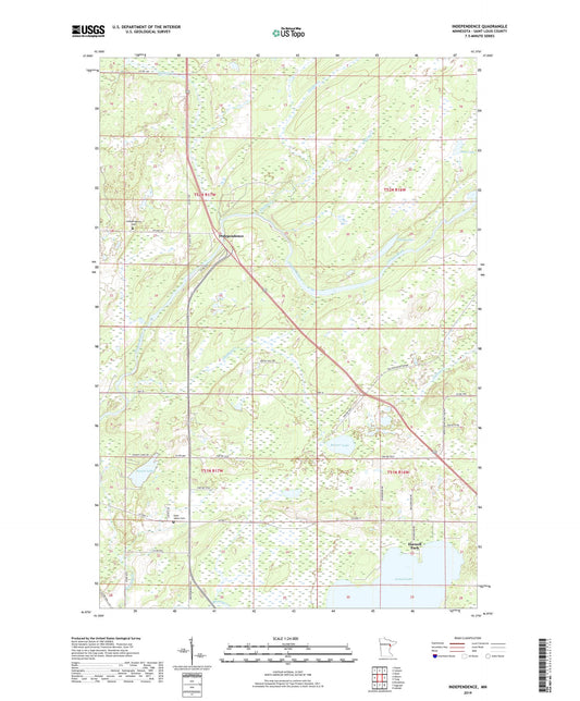 Independence Minnesota US Topo Map Image