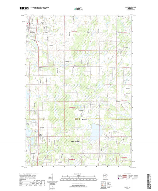 Isanti Minnesota US Topo Map Image