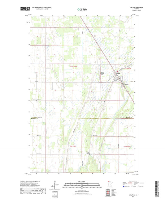 Karlstad Minnesota US Topo Map Image